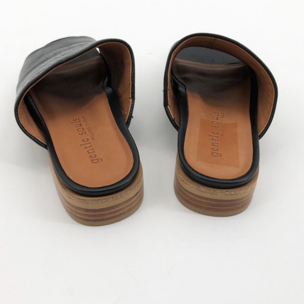 Gentle Souls Gayle leather slide sandal slip-on - Picture 4 of 7